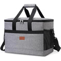Bolsa térmica plegable de gran capacidad de 35L, bolsa de almuerzo para Picnic aislada.