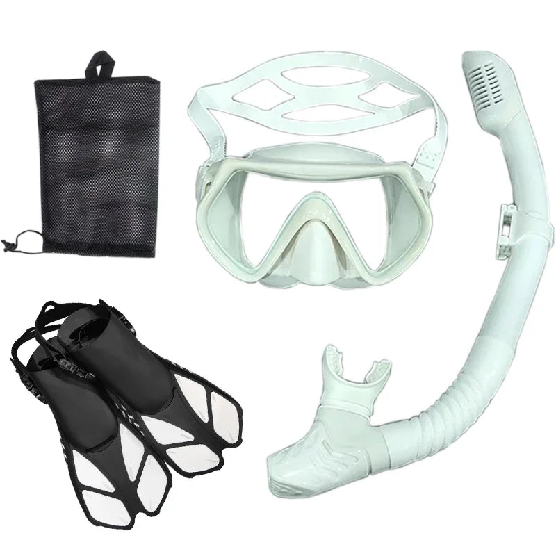 Máscara y gafas de buceo con snorkel, juego de tubo de natación para buceo, adulto, unisex.