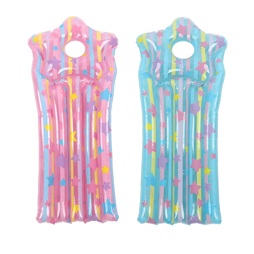 Colchoneta inflable para piscina, 130x60cm.