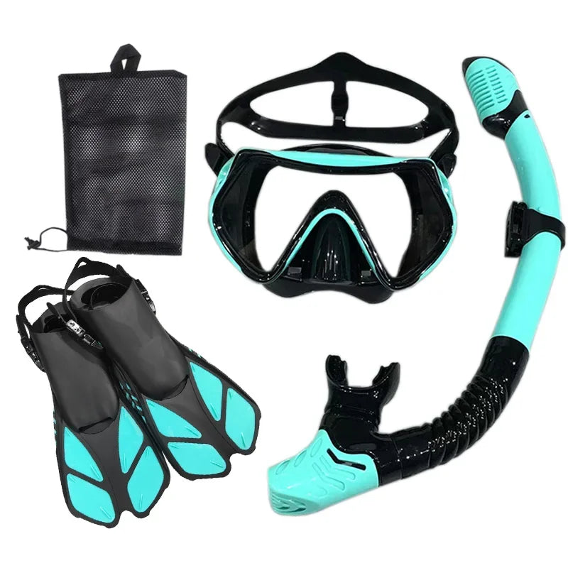 Máscara y gafas de buceo con snorkel, juego de tubo de natación para buceo, adulto, unisex.