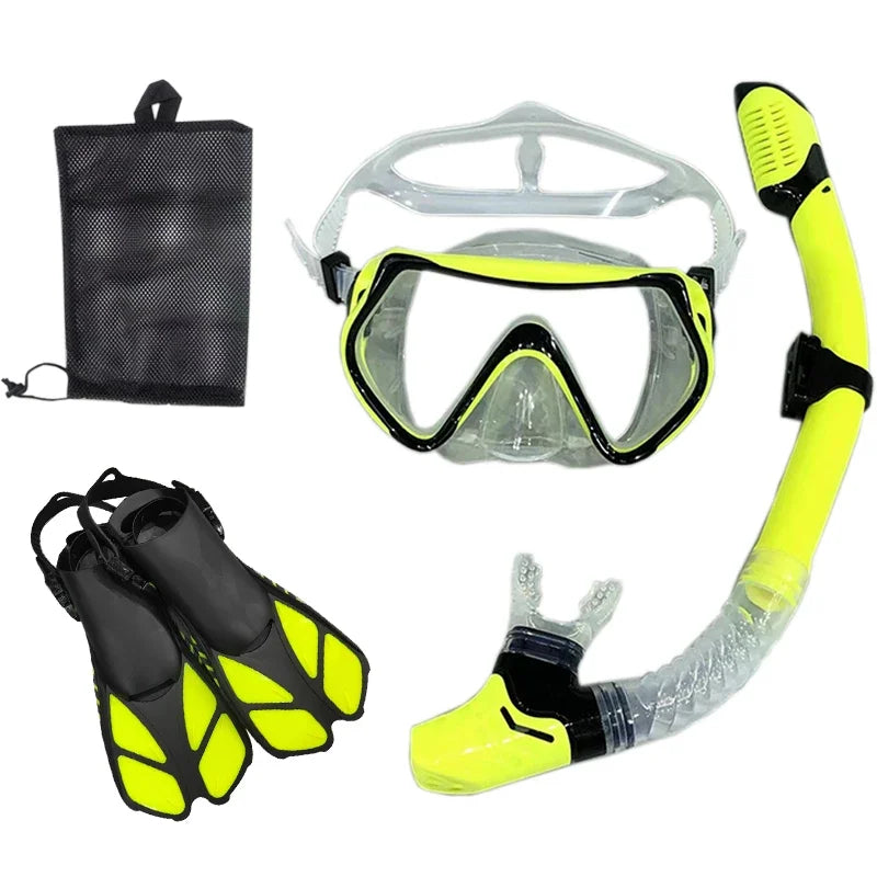 Máscara y gafas de buceo con snorkel, juego de tubo de natación para buceo, adulto, unisex.