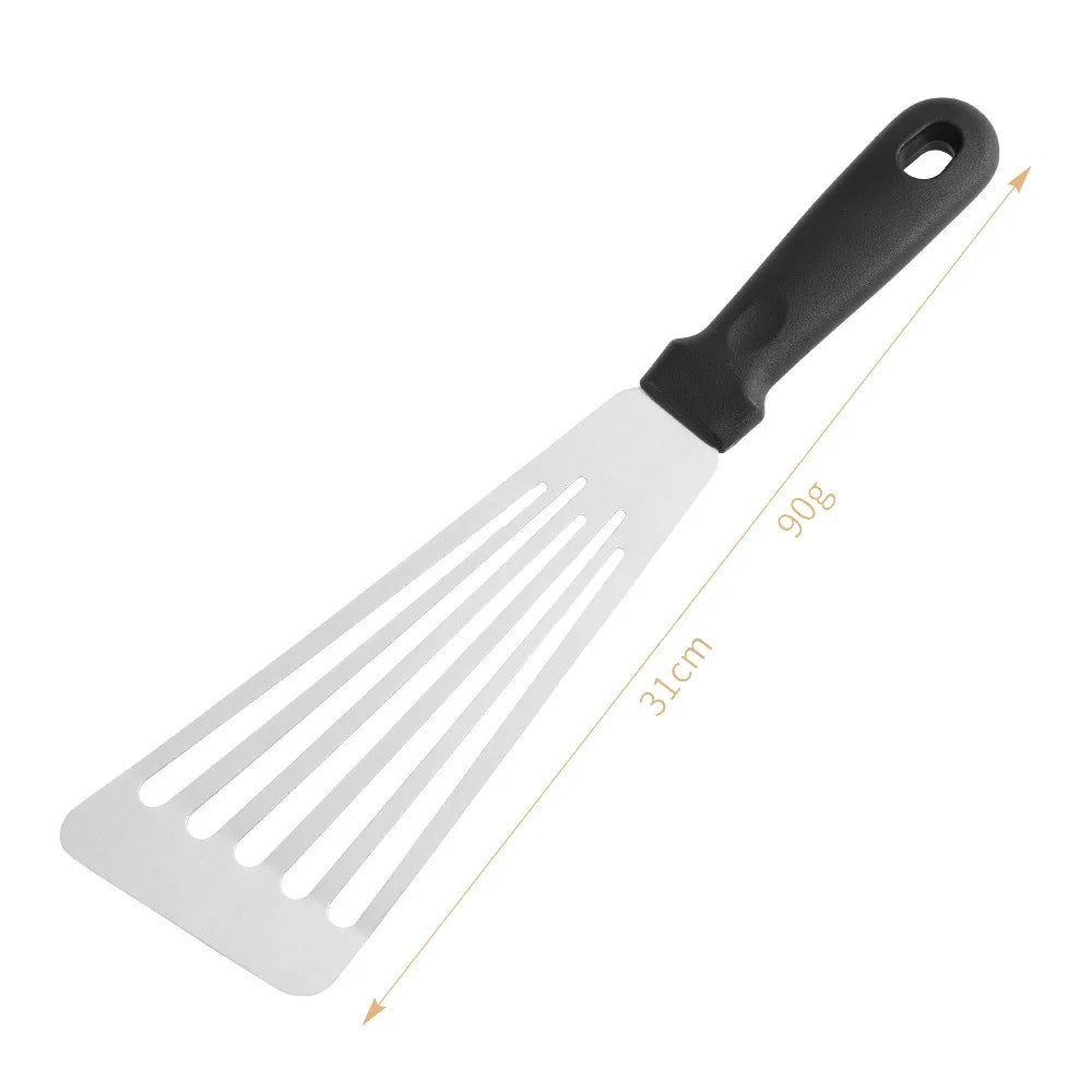 Juego de herramientas para barbacoa de acero inoxidable duradero.