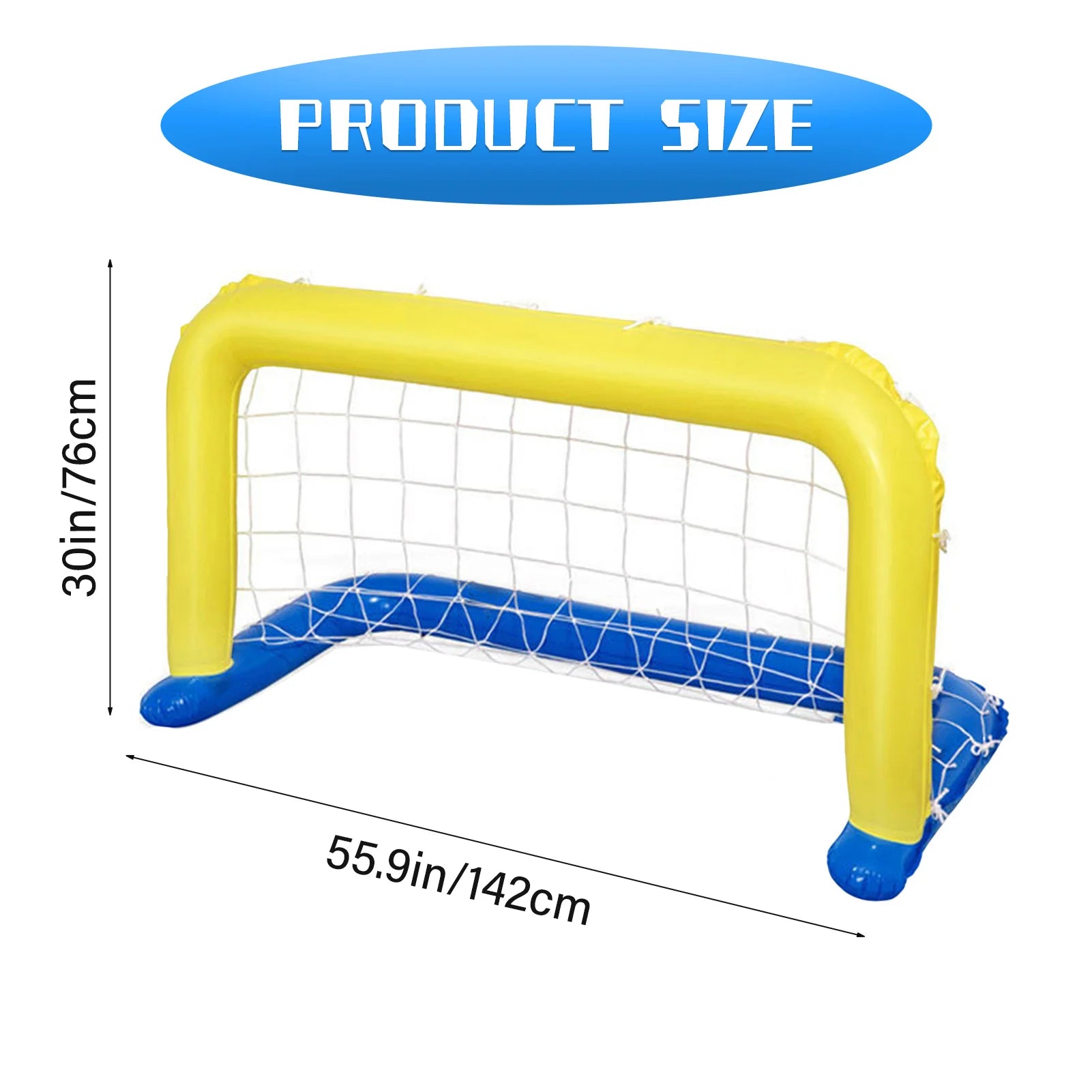 Red de voleibol de piscina, aro de baloncesto, juego de portería de mano.