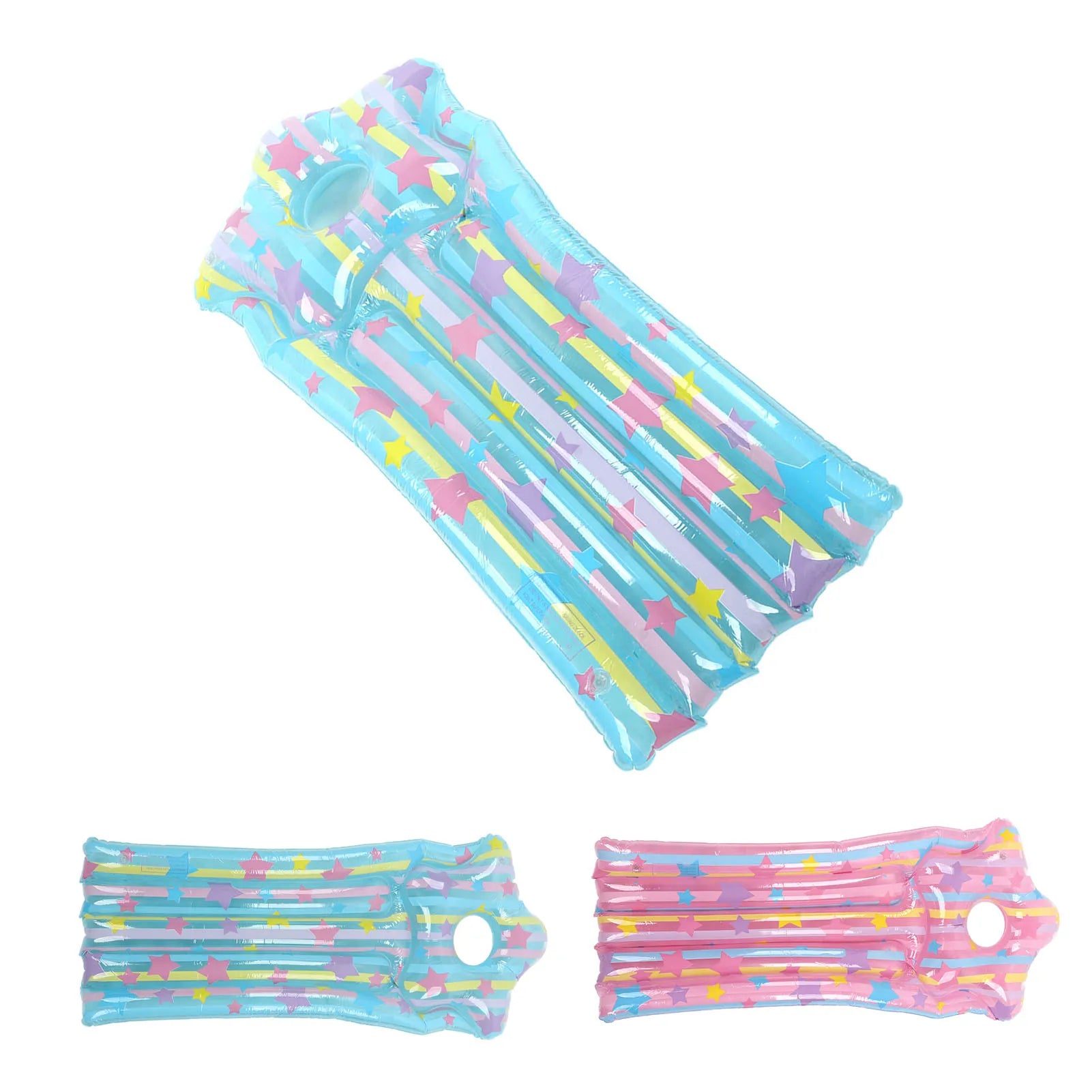 Colchoneta inflable para piscina, 130x60cm.