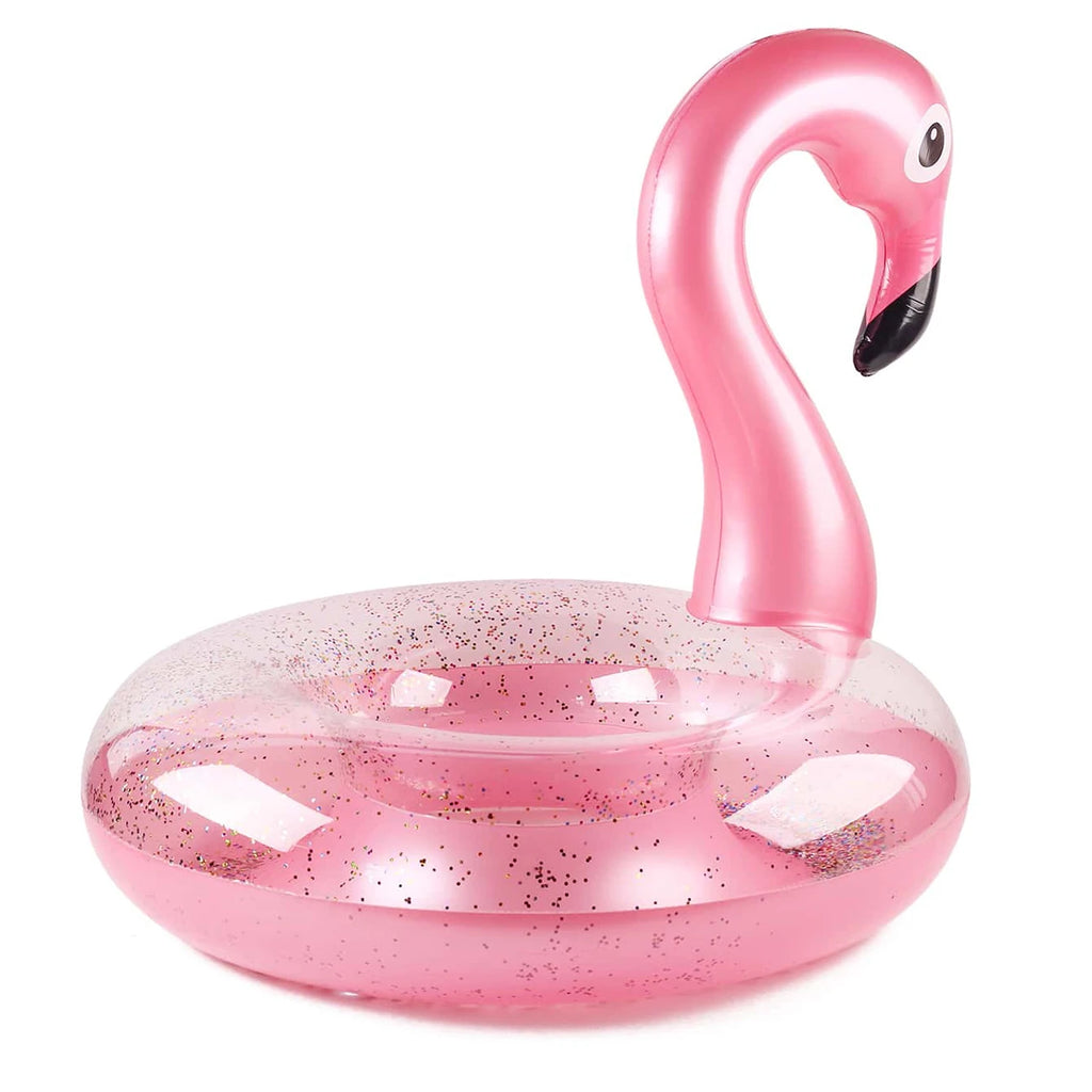 Flotador de piscina de flamenco para adultos y niños.