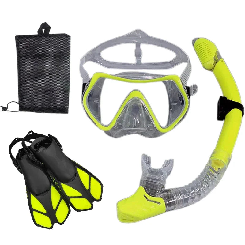 Máscara y gafas de buceo con snorkel, juego de tubo de natación para buceo, adulto, unisex.