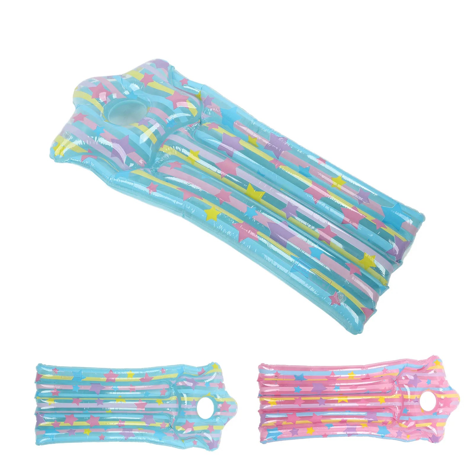 Colchoneta inflable para piscina, 130x60cm.