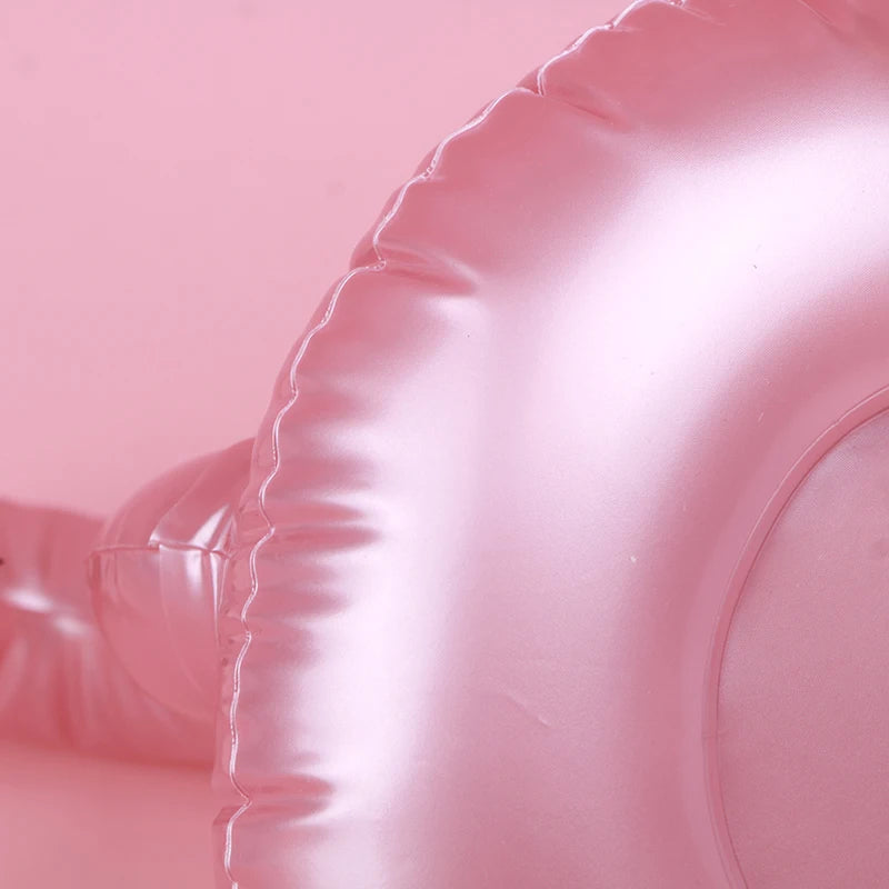 Portavasos Inflable con Forma de Flamenco.