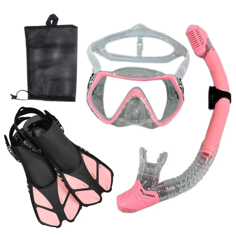 Máscara y gafas de buceo con snorkel, juego de tubo de natación para buceo, adulto, unisex.