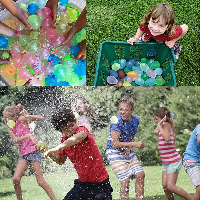 500 unids/lote bombas de agua globo relleno globos de látex juegos globos de fiesta.