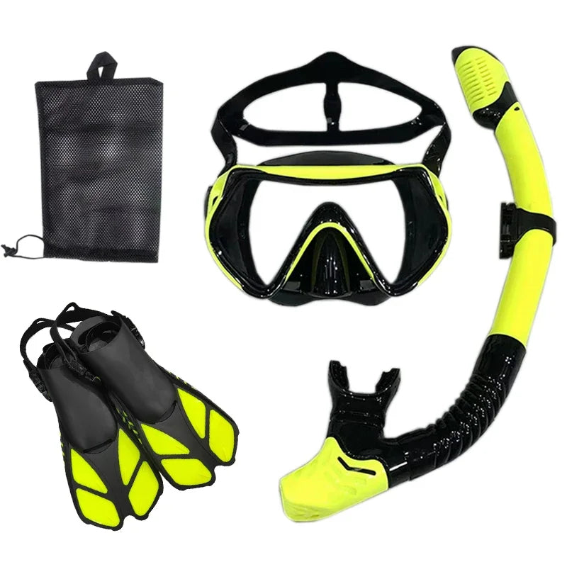 Máscara y gafas de buceo con snorkel, juego de tubo de natación para buceo, adulto, unisex.