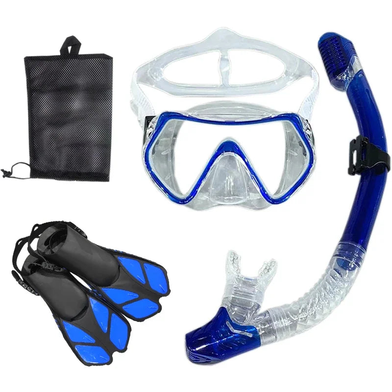 Máscara y gafas de buceo con snorkel, juego de tubo de natación para buceo, adulto, unisex.