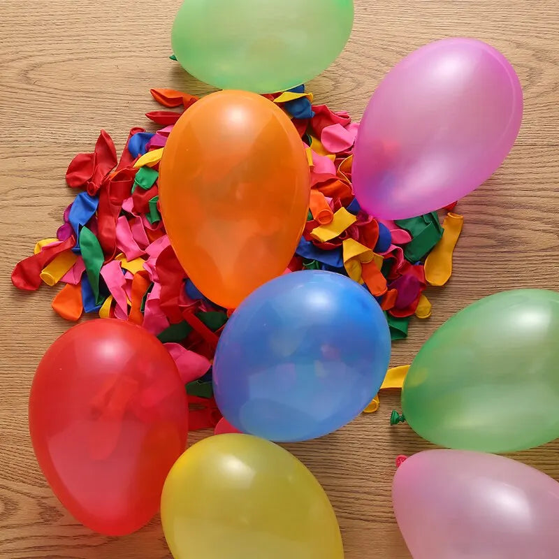500 unids/lote bombas de agua globo relleno globos de látex juegos globos de fiesta.