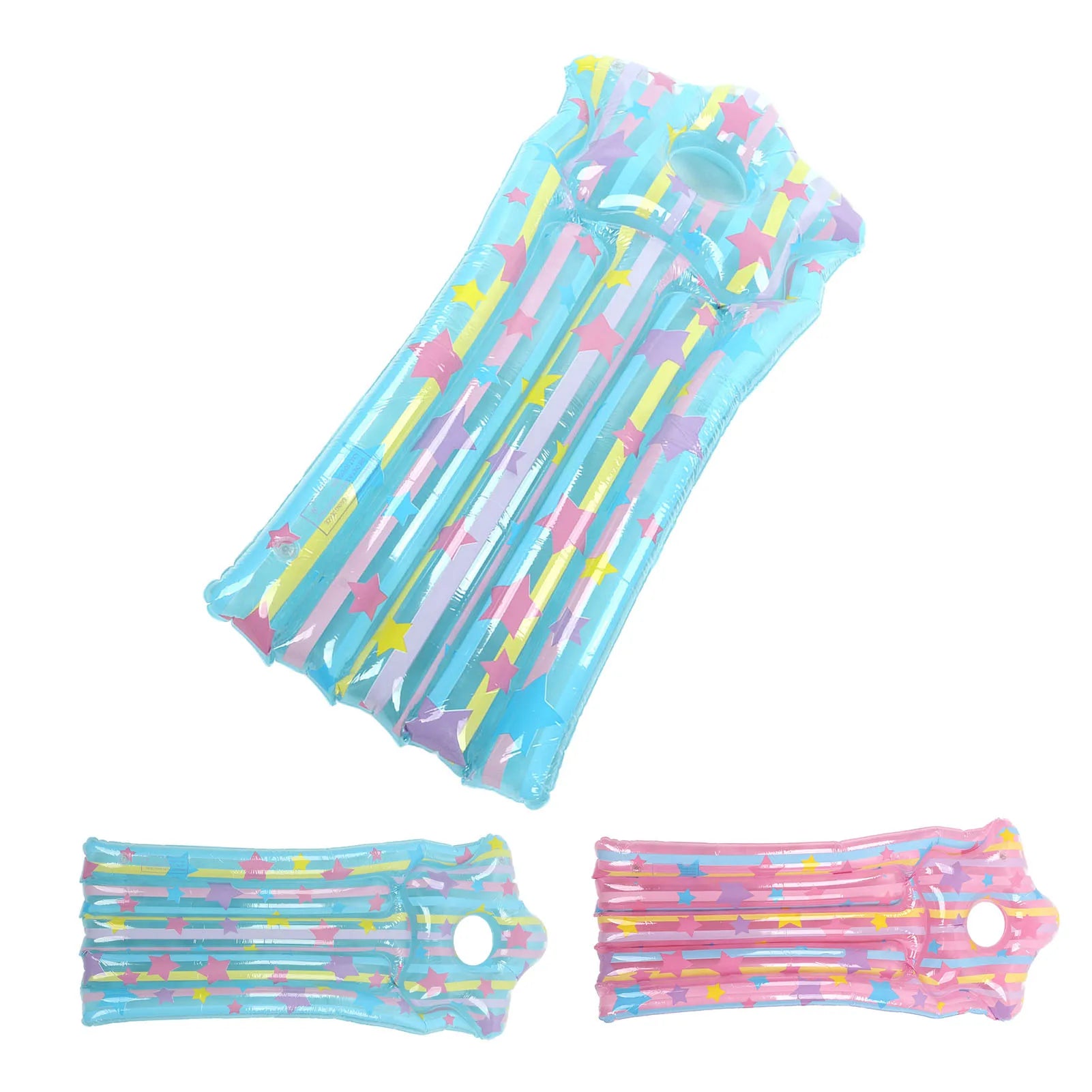 Colchoneta inflable para piscina, 130x60cm.