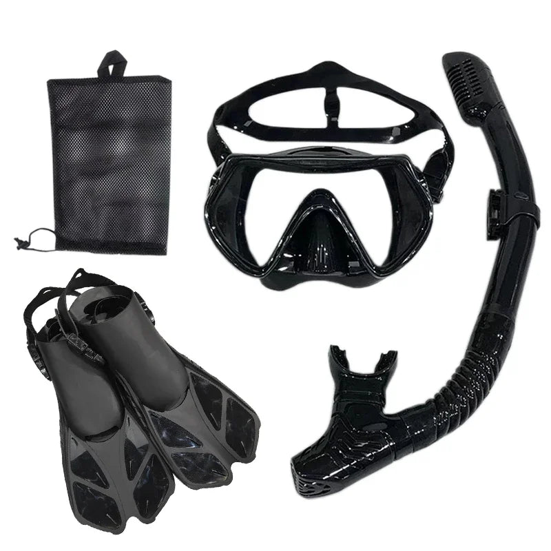 Máscara y gafas de buceo con snorkel, juego de tubo de natación para buceo, adulto, unisex.